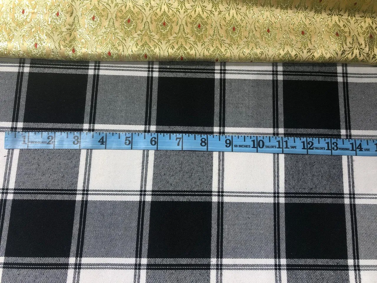 100% Cotton twill  plaids with  available in 2 colors BLACK / WHITE AND PINK/WHITE