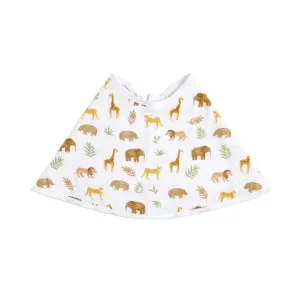 aden   anais Essentials Cotton Muslin Baby Burpy Bib - Tanzania - Great Migration