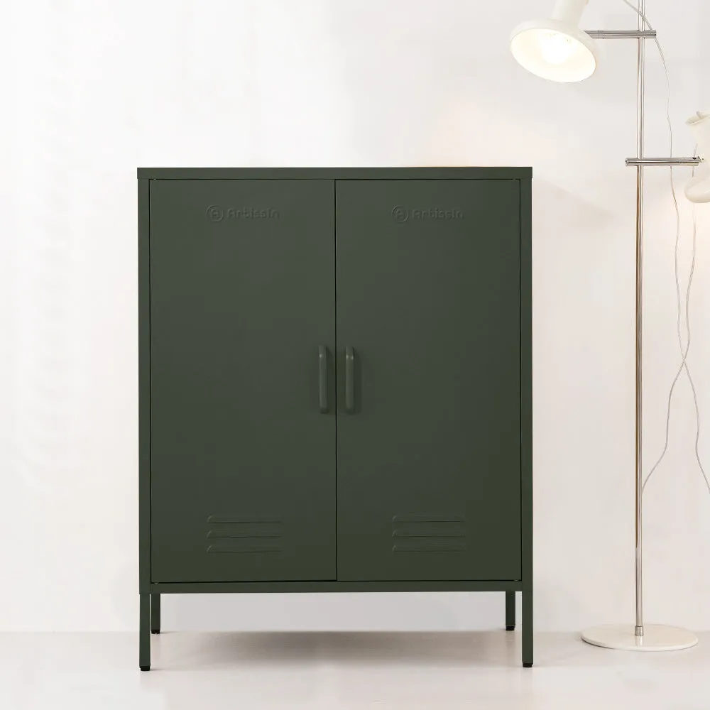 ArtissIn Buffet Sideboard Metal Cabinet - SWEETHEART Green