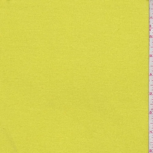 Bright Citron Sweater Jersey Knit Fabric