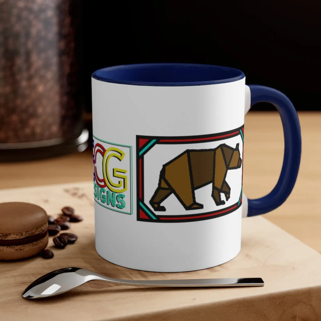 Brown Box Bear Accent Coffee Mug, 11oz