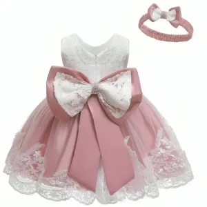 Carniva Tutu Wedding Bow Dress Set