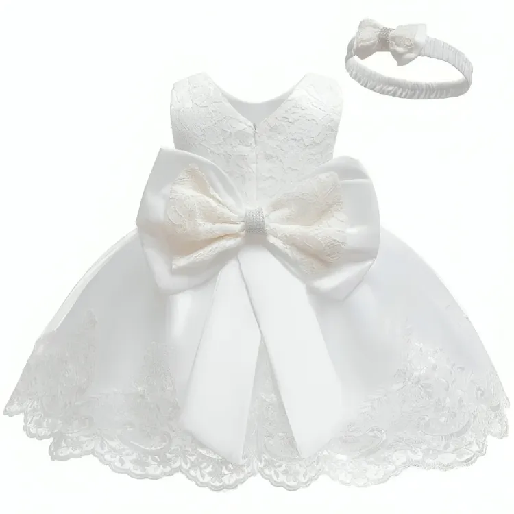 Carniva Tutu Wedding Bow Dress Set