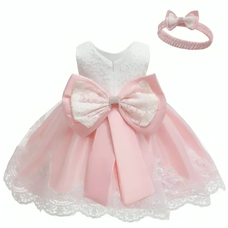 Carniva Tutu Wedding Bow Dress Set