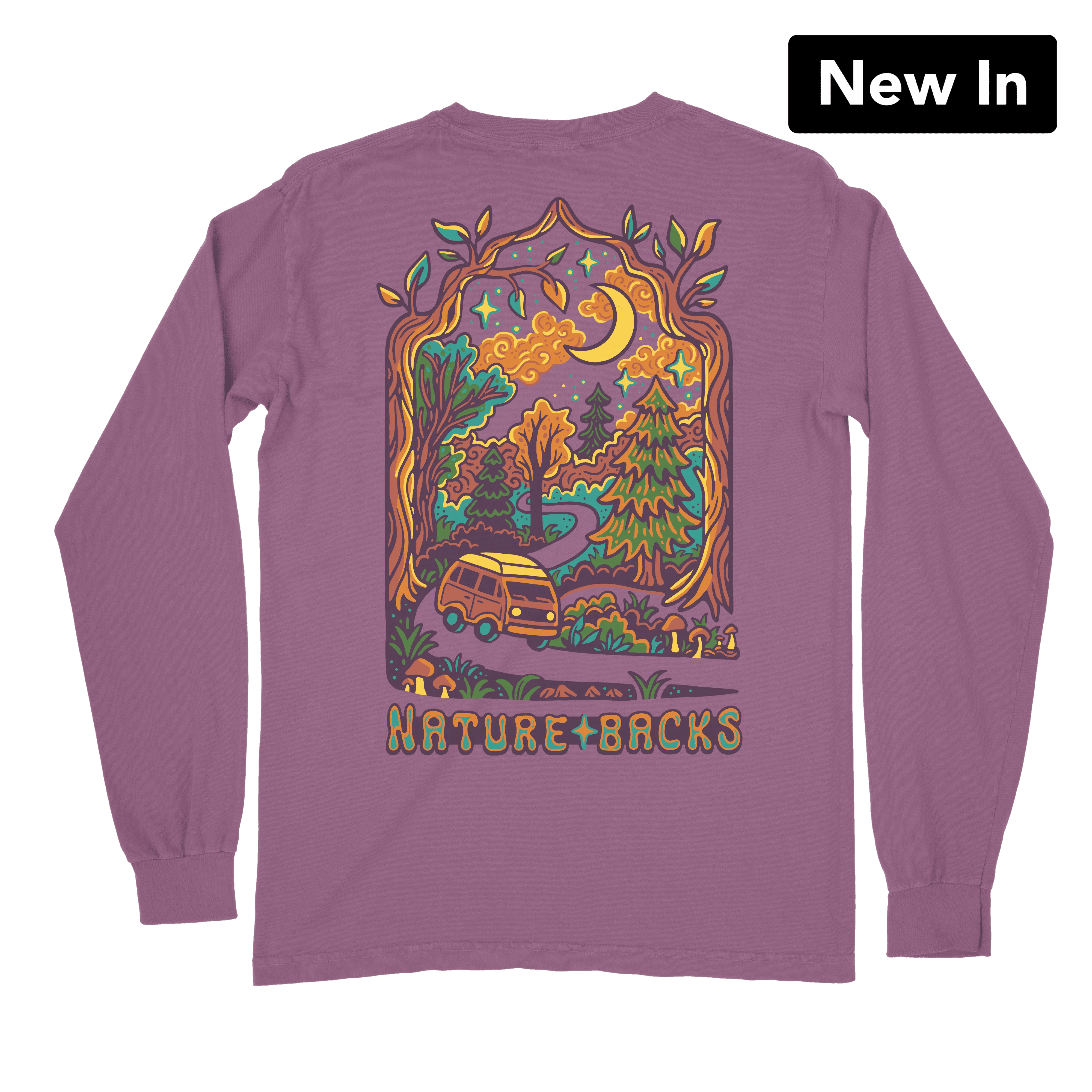 Cosmic Camper Long Sleeve (Berry)