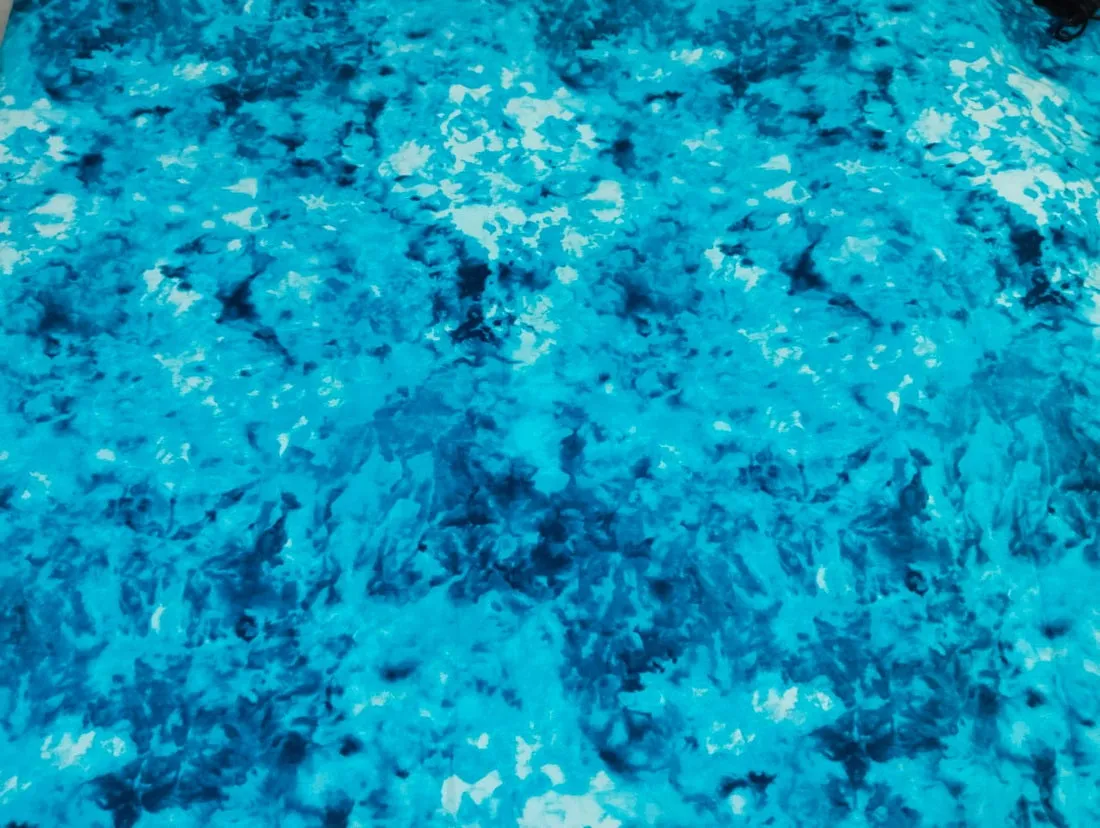 COTTON POPLIN TIE DYE BLUES 58&quot; Wide.