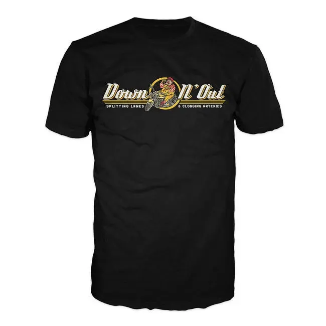 Down-N-Out Bloated Baggers T-Shirt Black