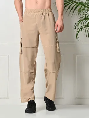 FITINC All Weather 6 Pocket Cargo Pants for Men - Beige