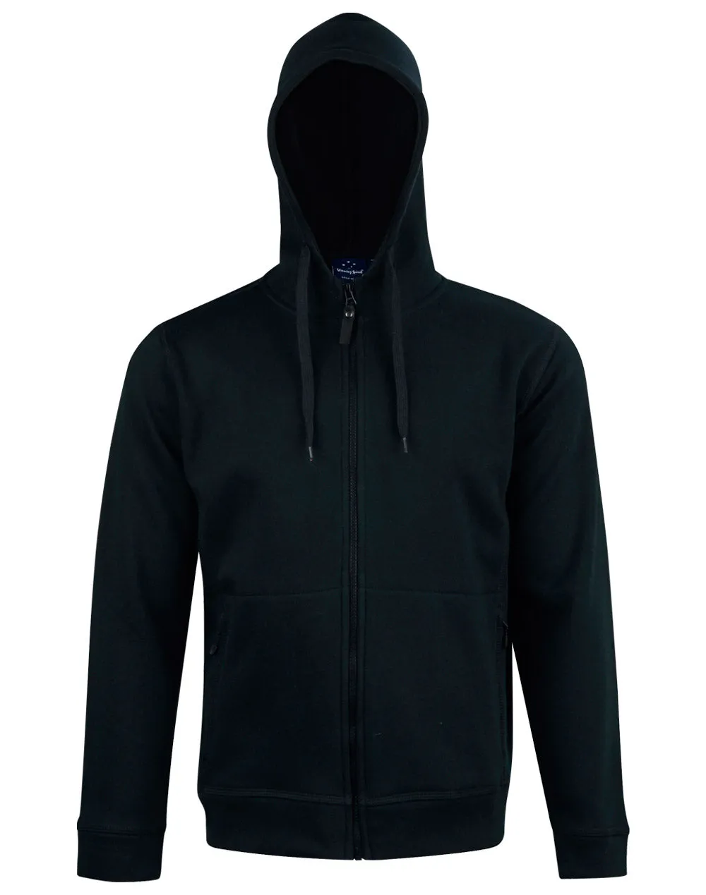 [FL17] Men's Full Zip Contrast Fleece Hoodie