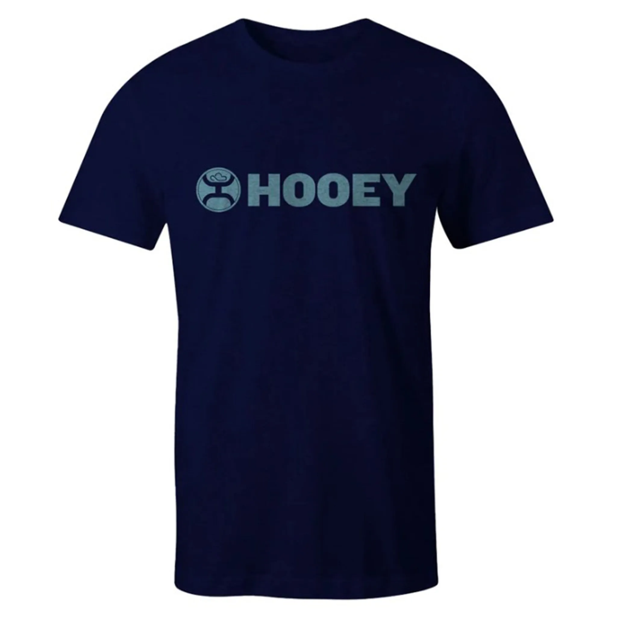 Hooey Men's Blue Grey Lock Up Tee