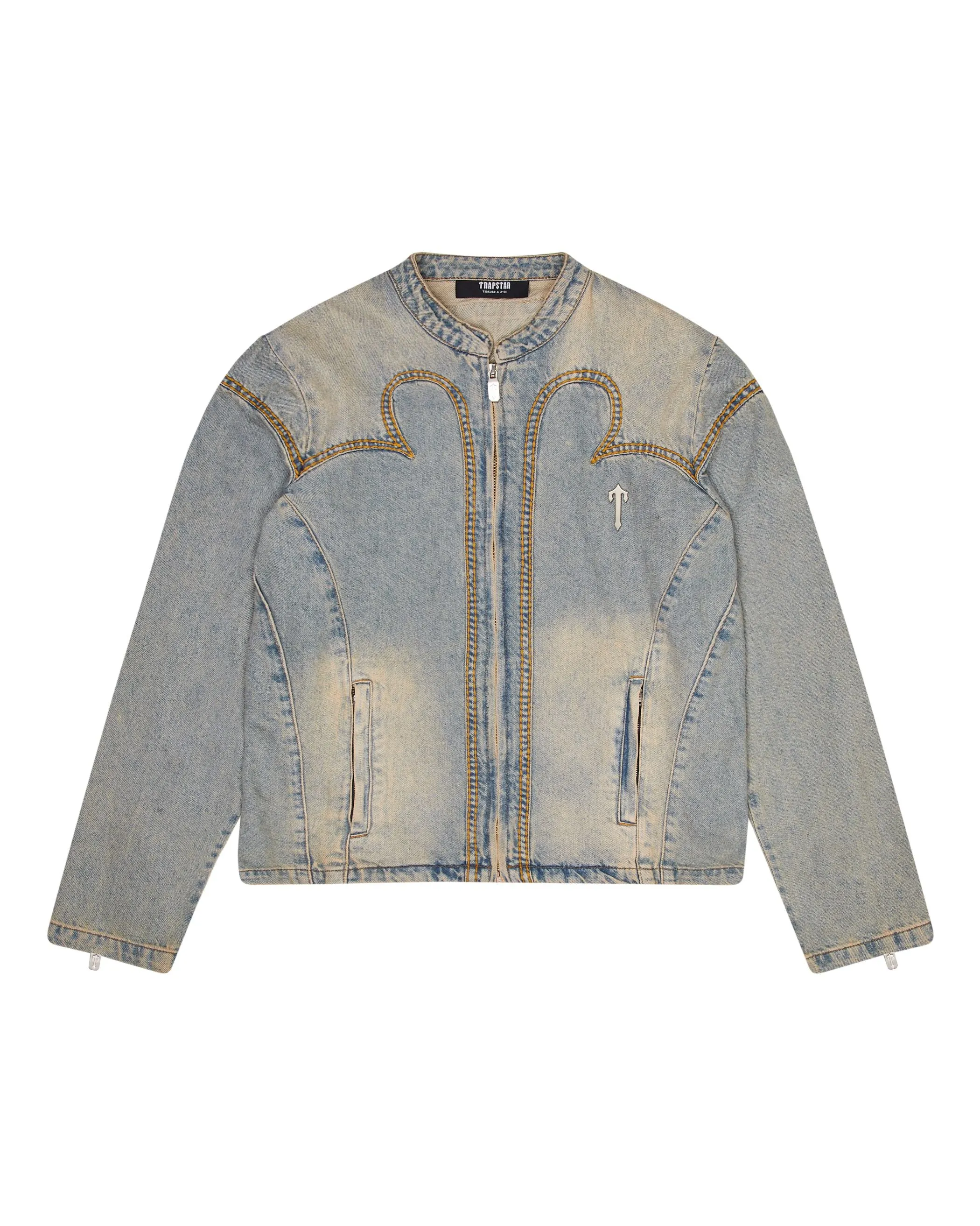 Irongate Denim Motocross Jacket - Sandy Blue