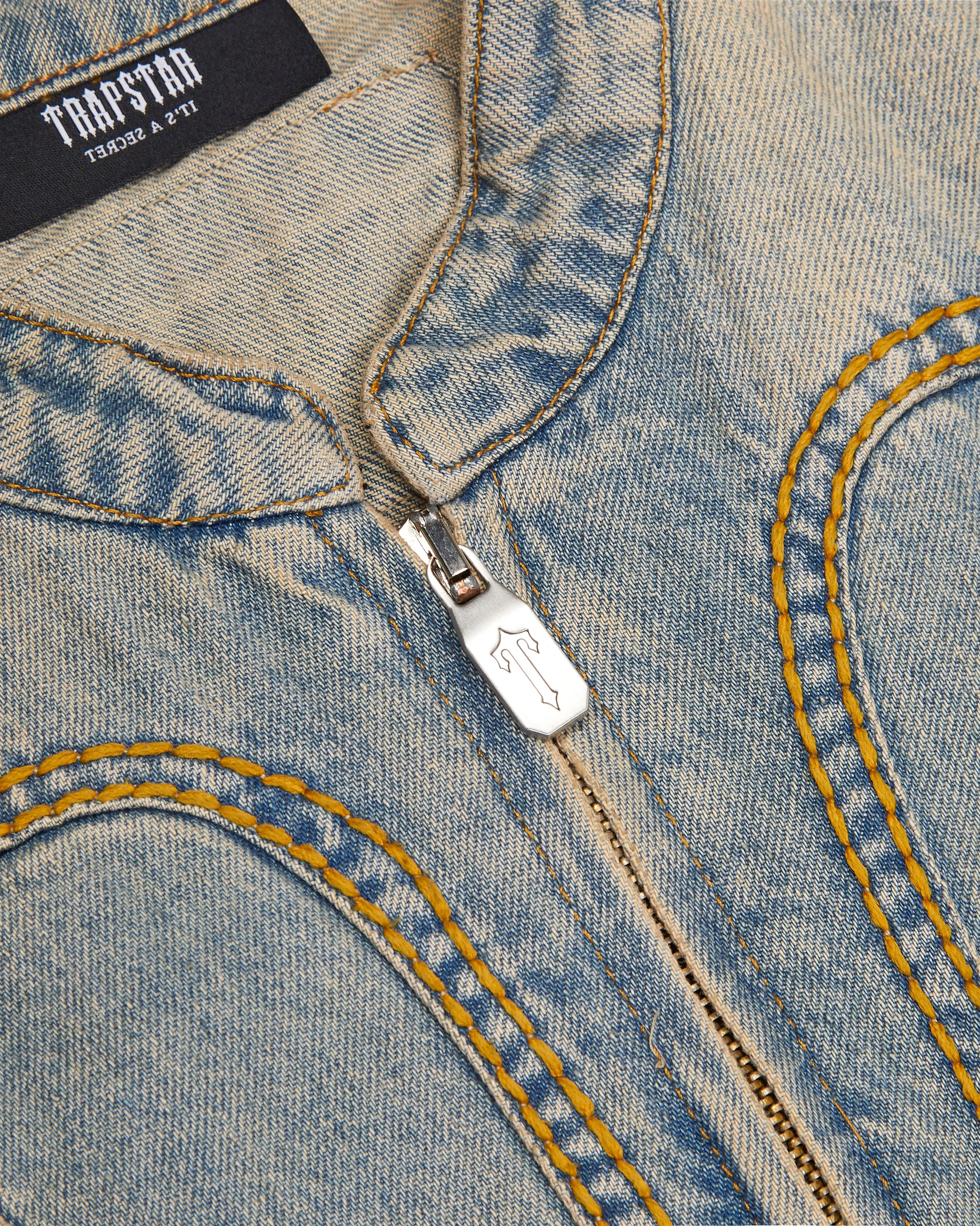 Irongate Denim Motocross Jacket - Sandy Blue