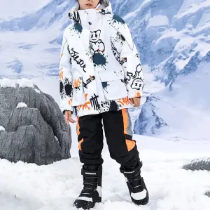 Kids Comfortable Ski Jacket & Sports Pants Set