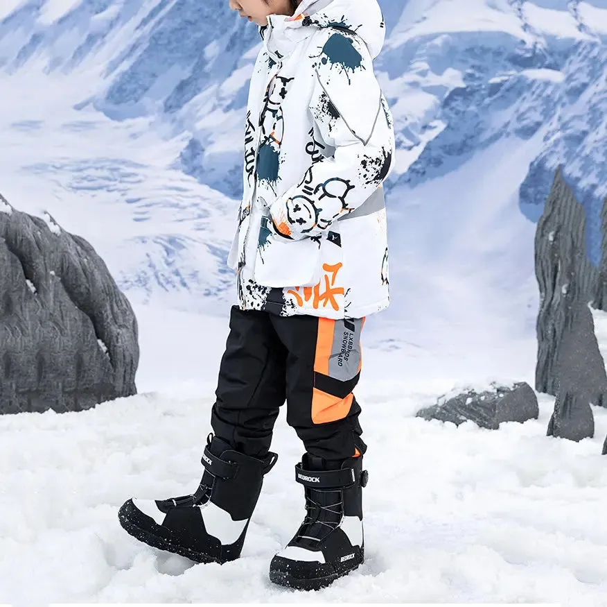 Kids Comfortable Ski Jacket & Sports Pants Set