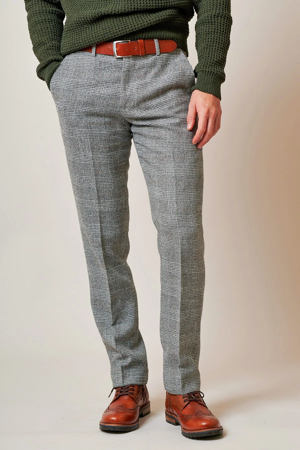 KRIS - Silver Grey Tweed Suit