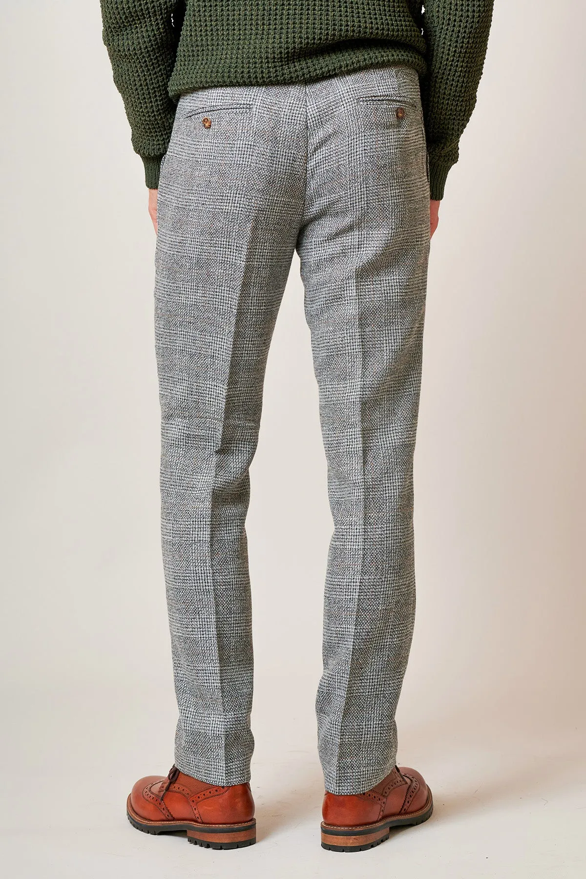 KRIS - Silver Grey Tweed Suit