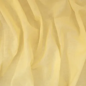 Light Yellow Cotton Solid Batiste Woven Fabric