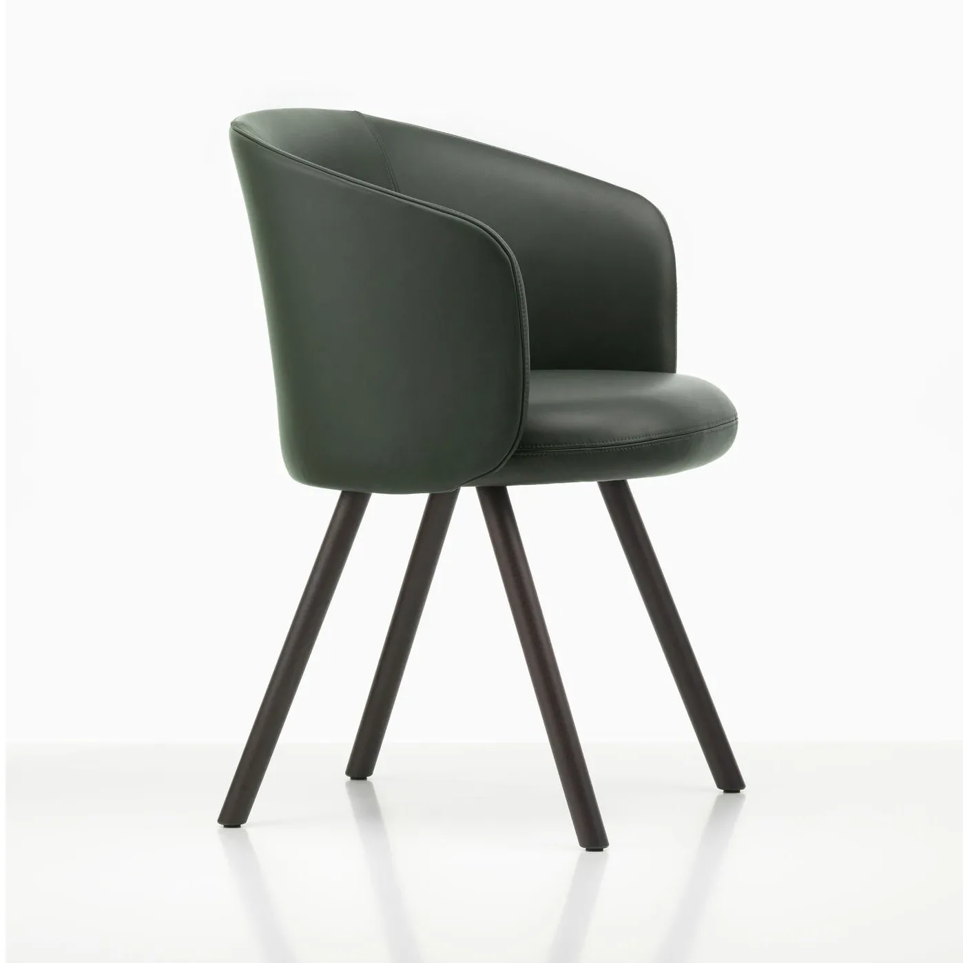 Mikado Dining Armchair with Wood Base