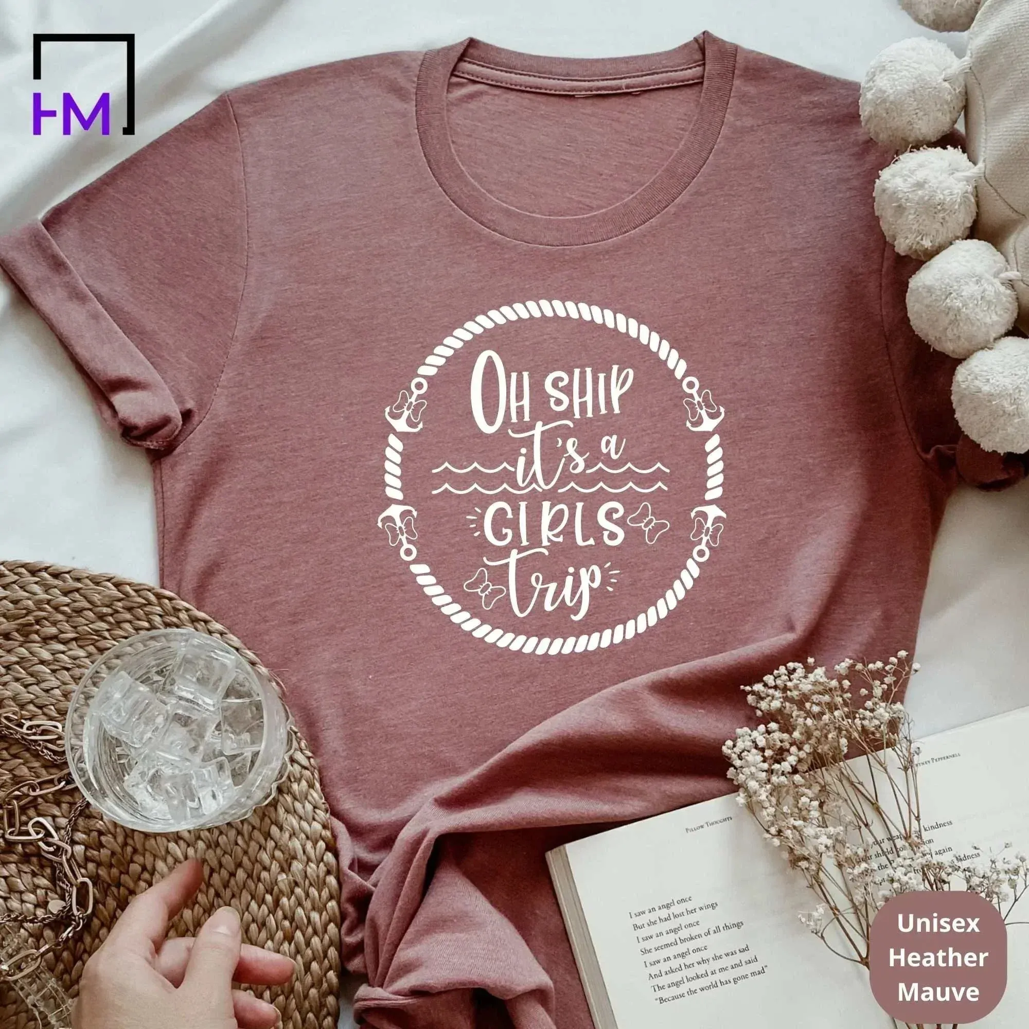 Oh Ship It's A Girls Trip, Tank Top & T-Shirt