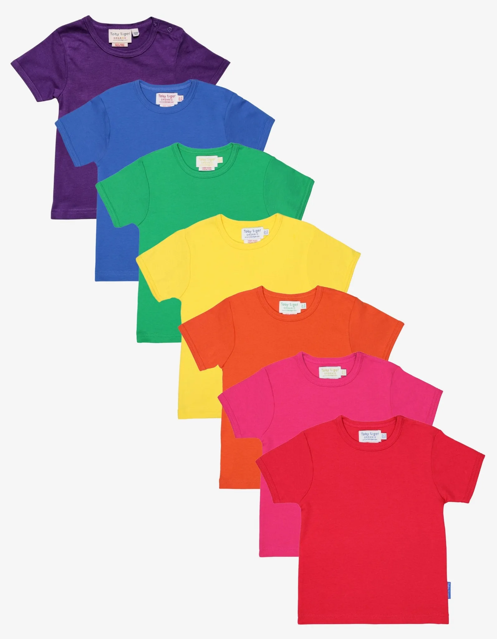 Organic Basic Short-Sleeved T-Shirt Bundle (2-3y / 98cm)