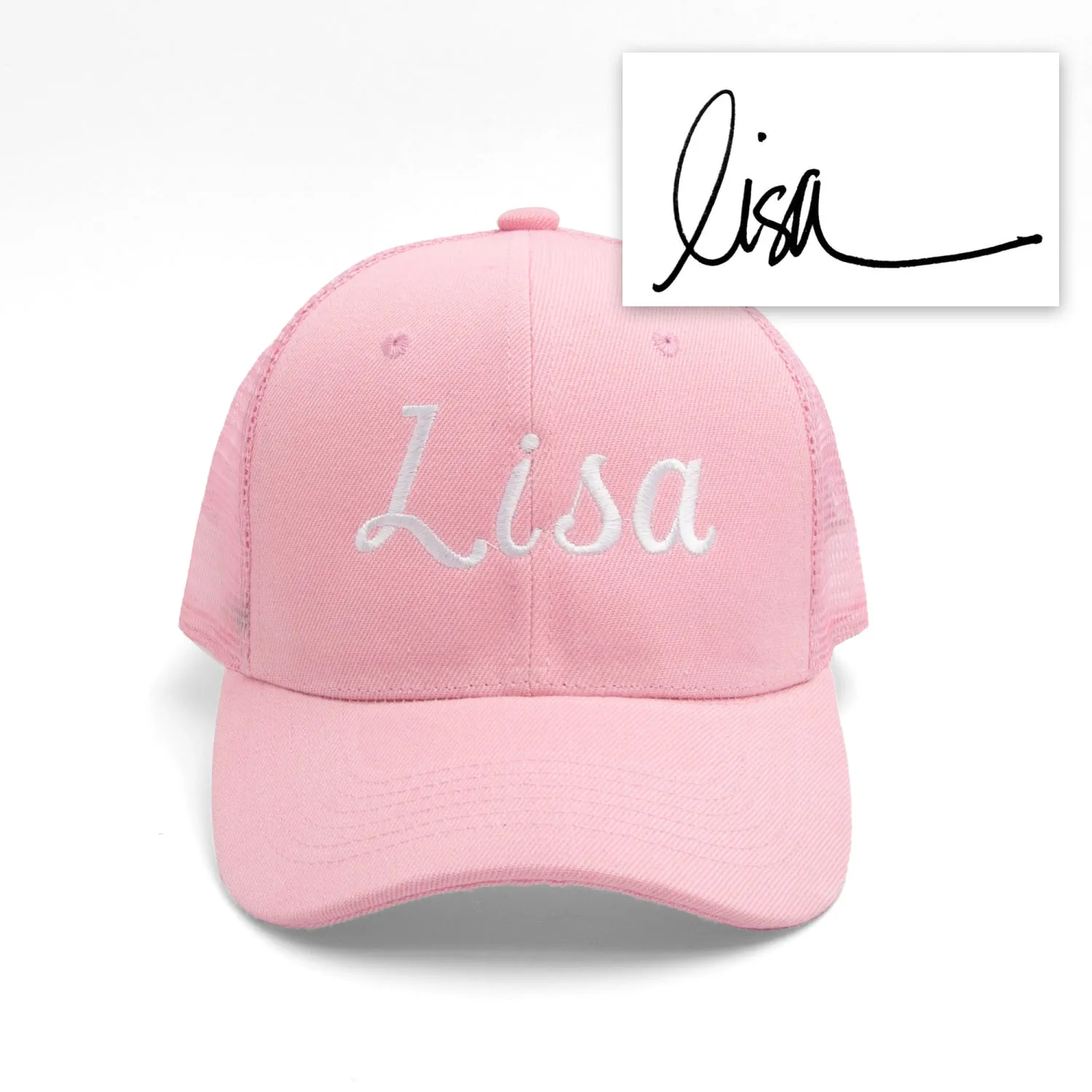 Personalised Embroidered Curved Baseball Cap