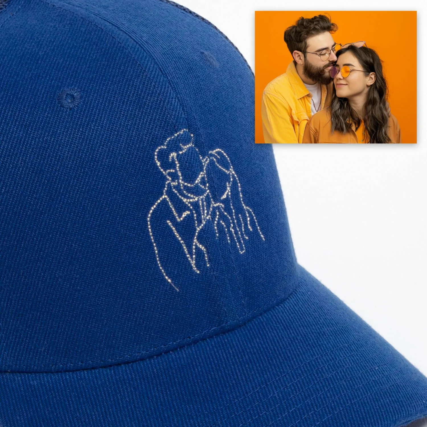 Personalised Embroidered Curved Baseball Cap