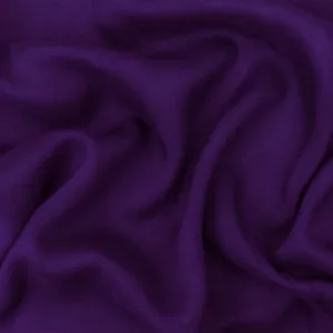 Purple Rayon Challis Solid Woven Fabric