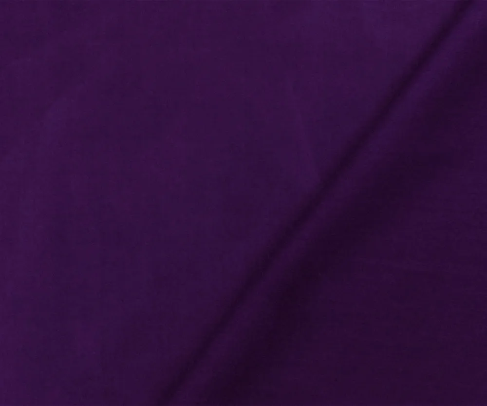 Purple Rayon Challis Solid Woven Fabric