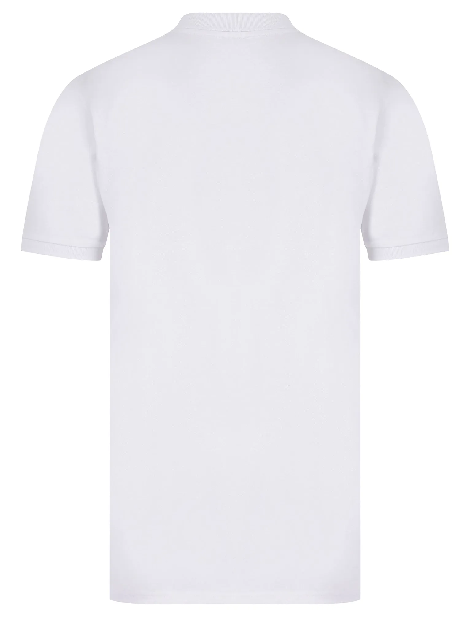 Reeves (2 Pack) Signature Cotton Pique Polo Shirt in Sea Of Belize / Optic White - Tokyo Laundry