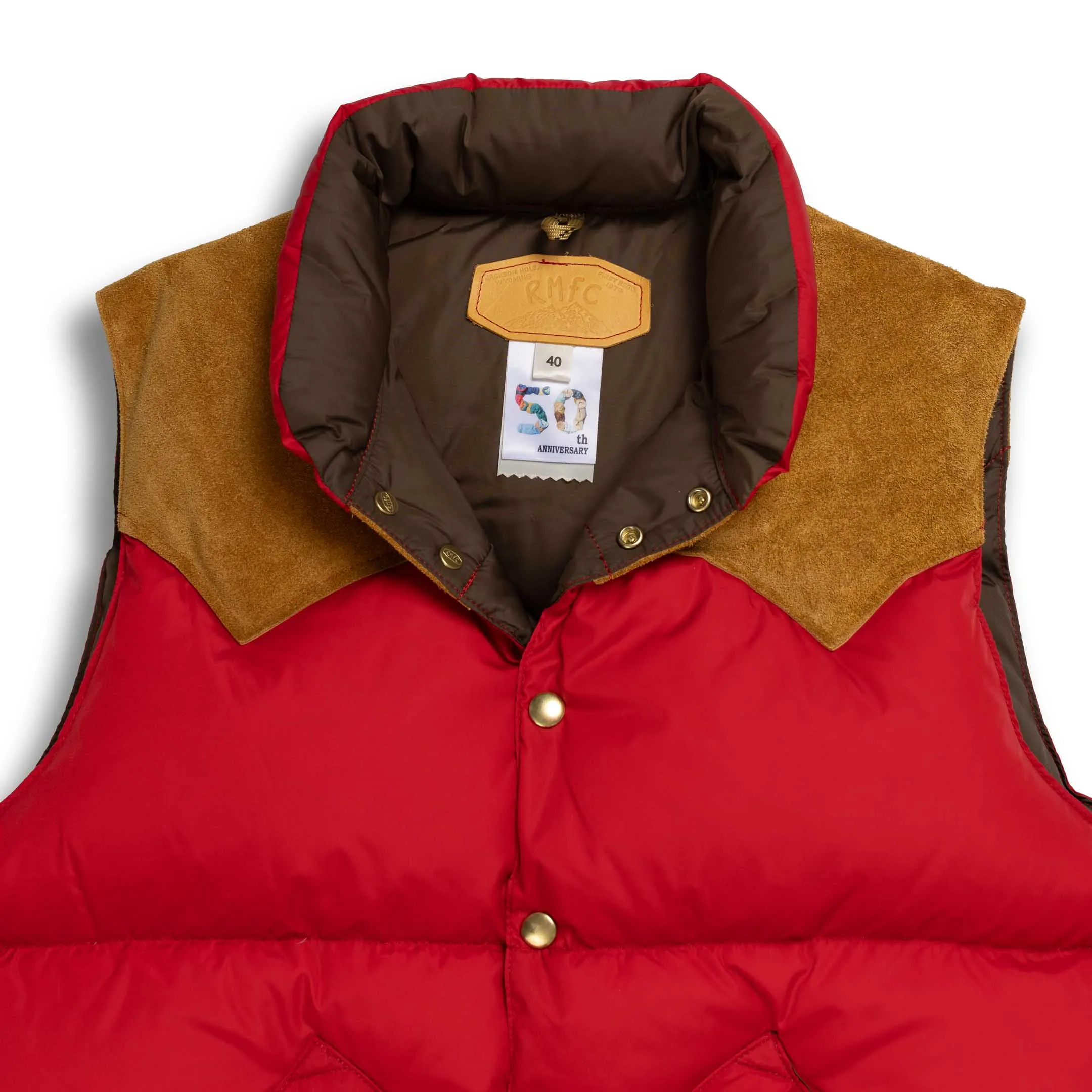 Rocky Mountain Featherbed Down Vest Red