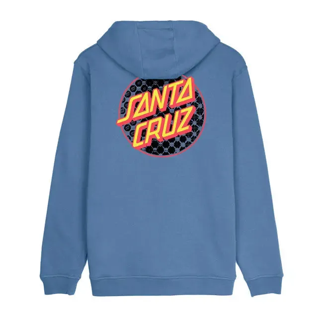 Santa Cruz Meyer Freestyle Dot Dusty Hoodie Blue