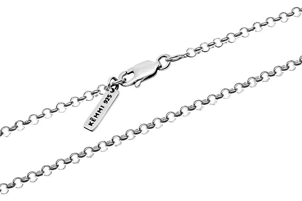 Silver Rolo Chain Necklace