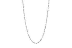 Silver Rolo Chain Necklace