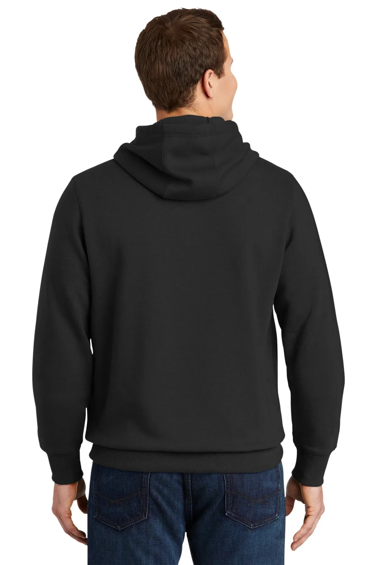 Sport-Tek Pullover Branded Hooded Sweatshirts, Black