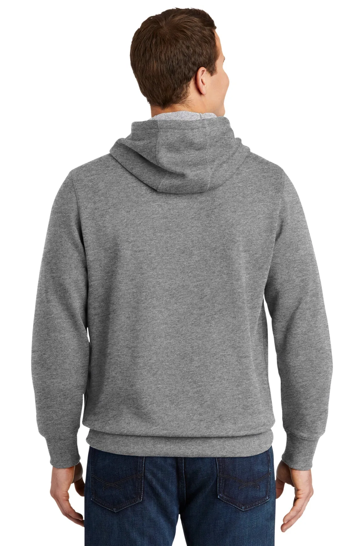 Sport-Tek Tall Pullover Custom Hooded Sweatshirts, Vintage Heather