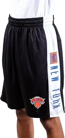 Ultra Game NBA Official Men’s Super Soft Active Workout Basketball Training Shorts - Unisex, Oklahoma City Thunder, Black|Oklahoma City Thunder