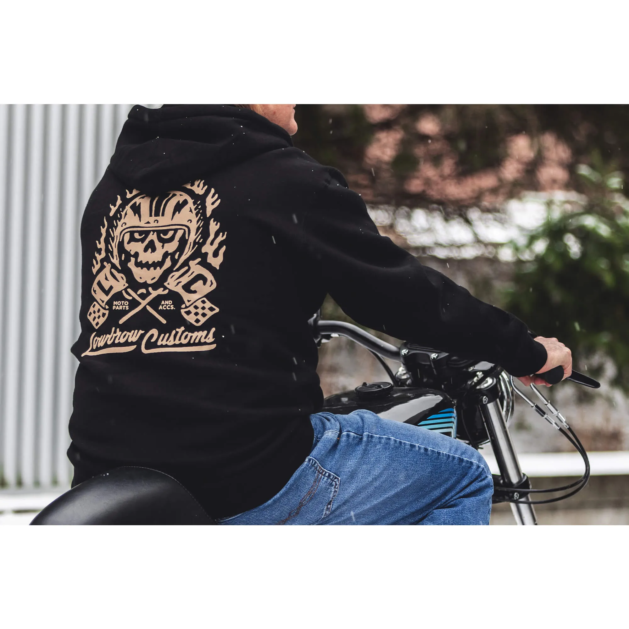 Up In Flames Zip-up Hooded Sweatshirt