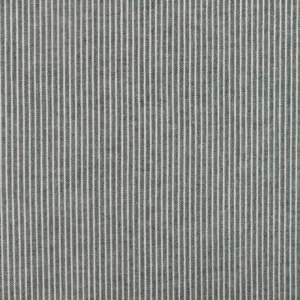 Vintage Navy-White Stripe Stretch Cotton Chambray Woven Fabric