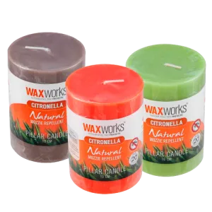 Waxworks - Citronella Pillar Candle