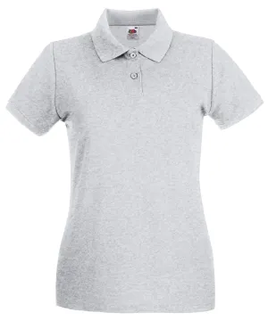 Womens premium polo | Heather Grey