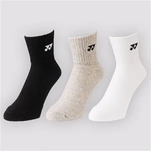 Yonex 19141 EX 3-Pack Sport Crew Socks